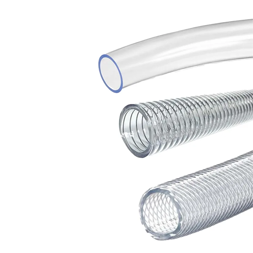 PVC Clear, Steel, Cotton Braided Hoses