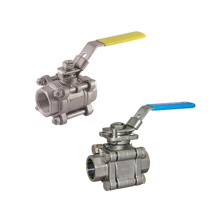 Stainless Steel Four Bolt Threaded/Welded Ball Valves