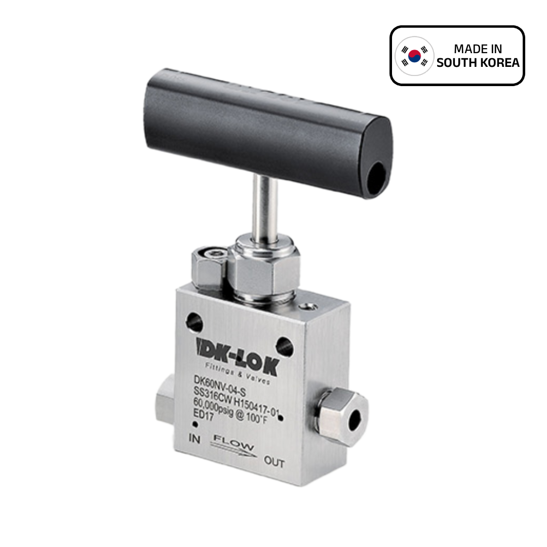 صمام إبري عالي الضغط DK-Lok سلسلة DK-NV ، من 20,000 إلى 60,000 psi