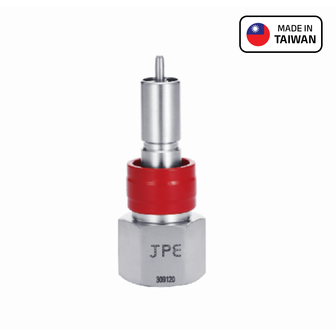 JPE QC Series Quick Coupling Plug, 1/4" NPT, 316L