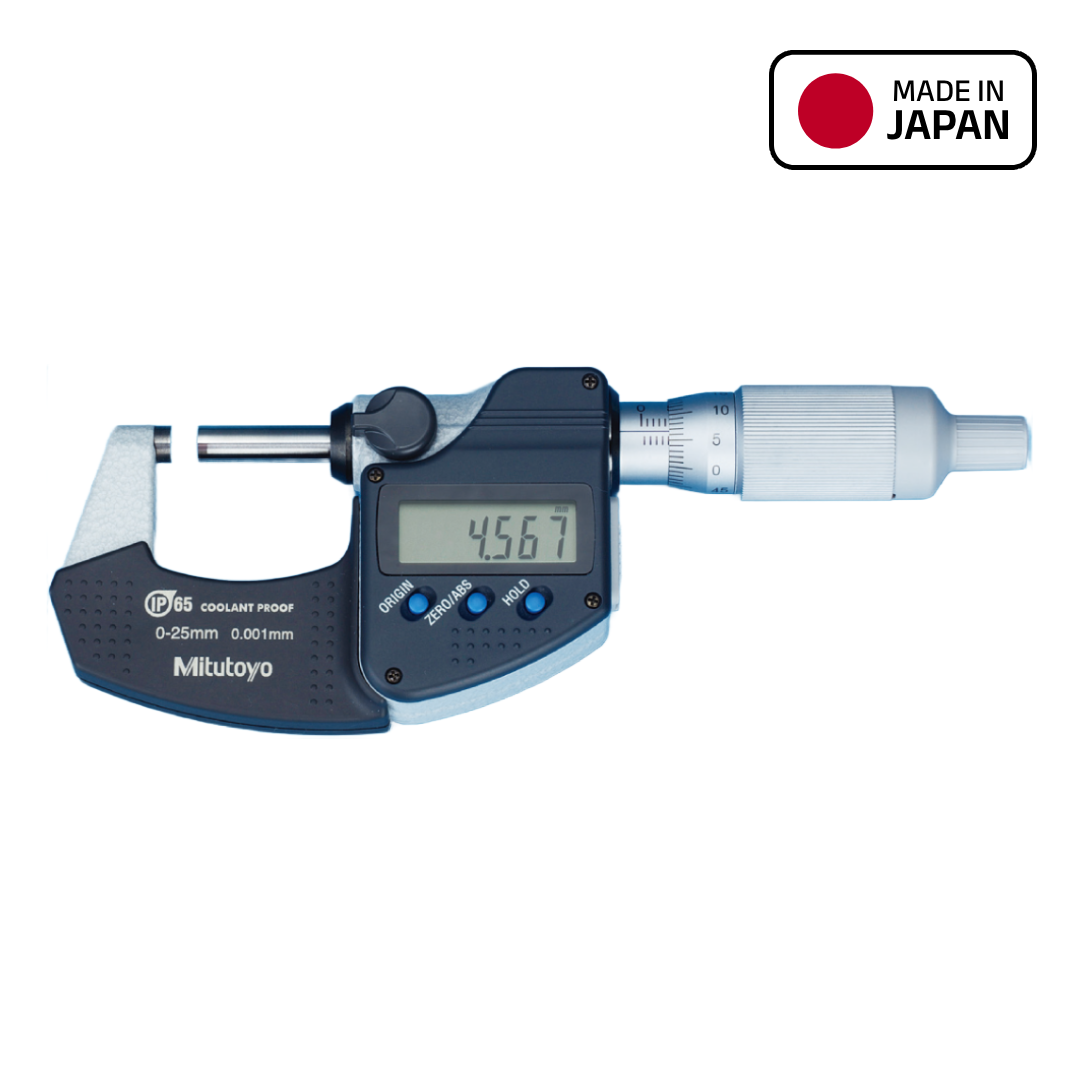 Mitutoyo MDC-MX Coolant Proof Digimatic Micrometer, IP65