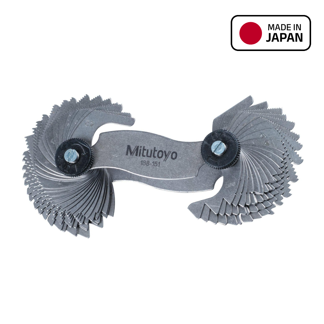 Mitutoyo PCG Screw Pitch Gauge Set, Metric and Unified