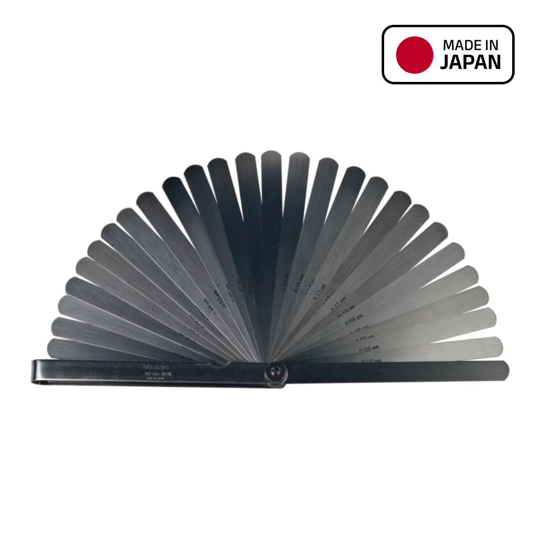 Mitutoyo THG/0.05-1 Feeler Gauge Set, 28 Leaves