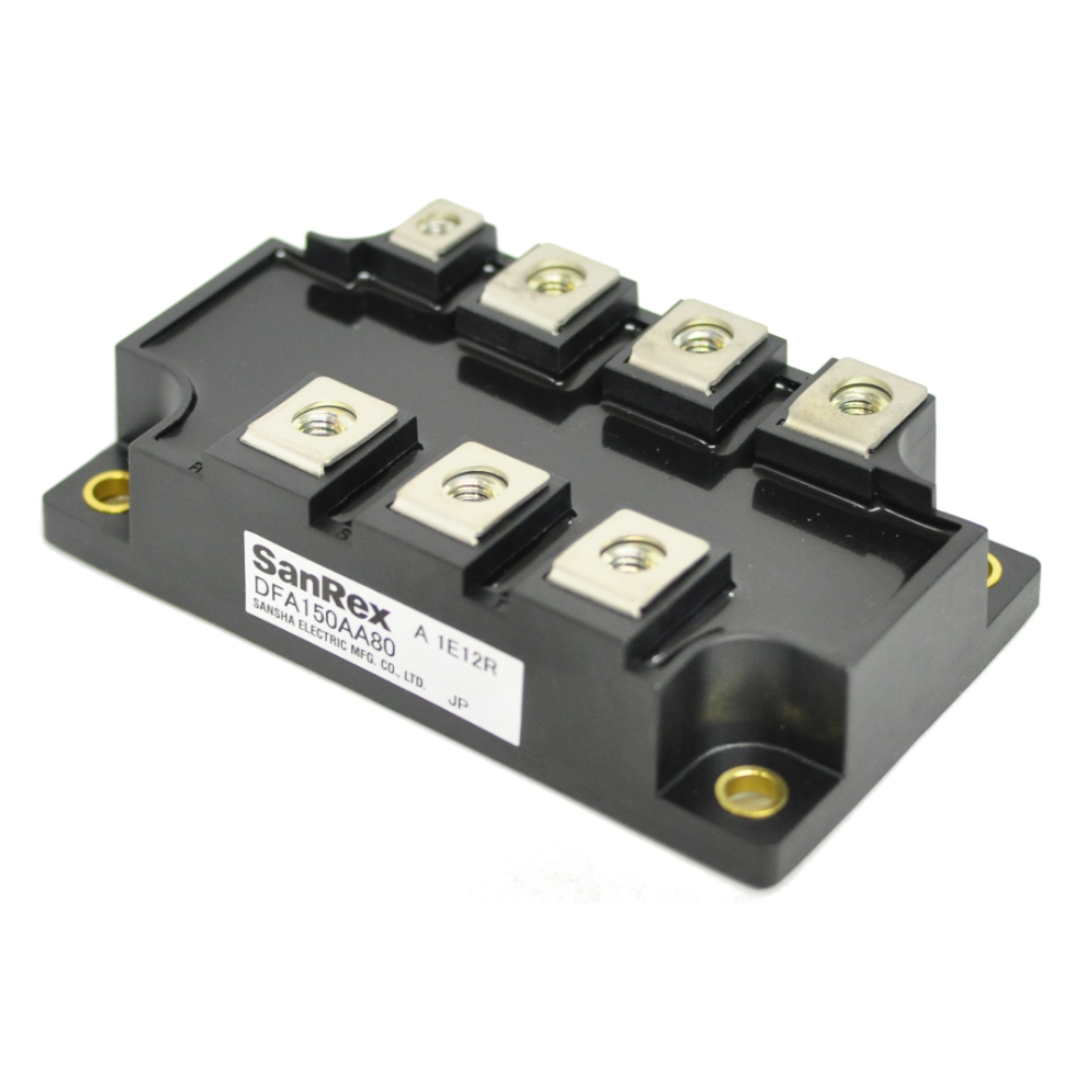 وحدة مقوّم ثنائيات وثايرستور Sanrex سلسلة DFA ، 150 A و 1600 V