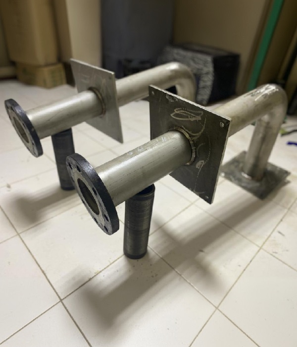 Puddle flanges, built to be buried