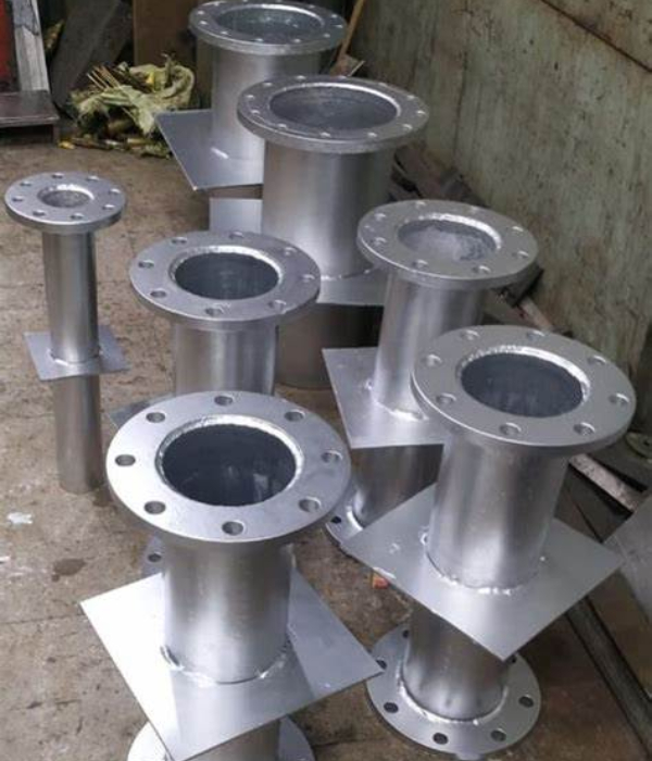 Puddle flanges, built to be buried